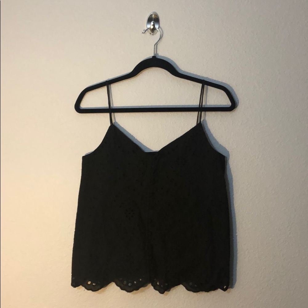 Crocheted Eyelet Top